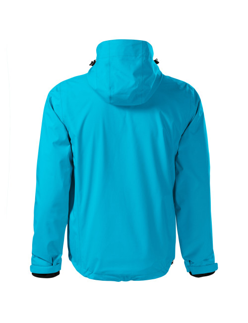 Adler MALFINI Herrenjacke Pacific 3 IN 1 533 türkiser Stickerei-Logo-Druck