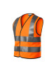 Kinder-Reflektorweste HV Bright 9v4 Reflektierend Orange Adler Rimeck