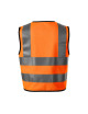 Children`s reflective vest hv bright 9v4 reflective orange Adler Rimeck