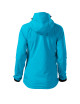 Adler MALFINI Women`s jacket Pacific 3 IN 1 534 turquoise print embroidery logo