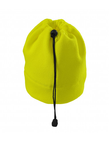 Bezpieczna Czapka 2 w 1 w Kolorze Fluorescencyjnym żółty odblaskowy