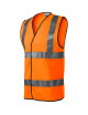 Unisex reflective vest hv bright 9v3 reflective orange Adler Rimeck