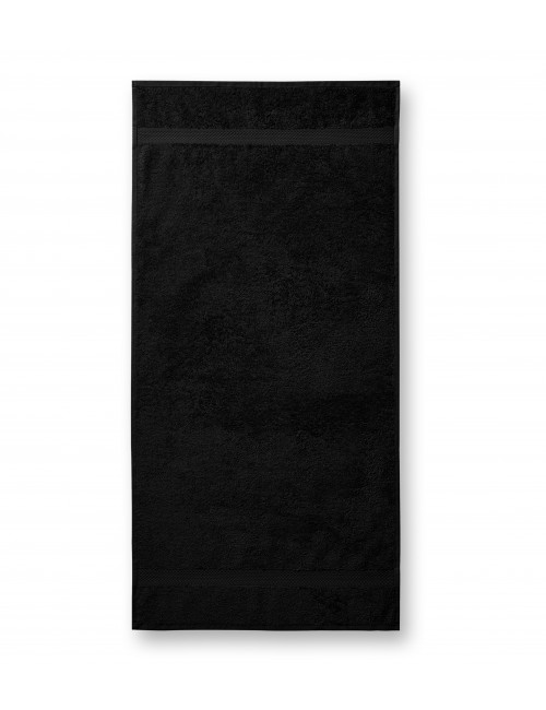 Large unisex terry bath towel 905 black Adler Malfini