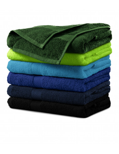 Large unisex towel terry bath towel 905 bottle green Adler Malfini