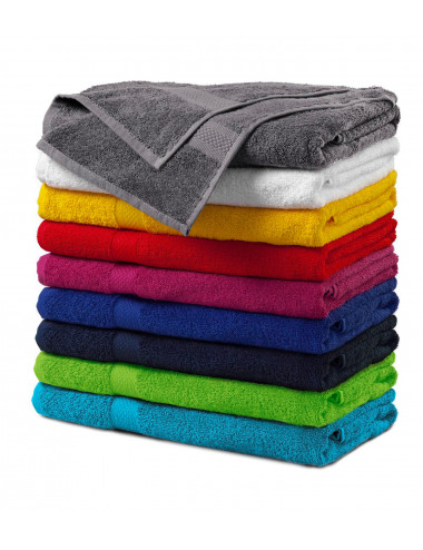 Large unisex towel terry bath towel 905 gray-black melange Adler Malfini