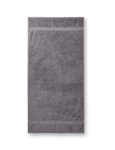 Ręcznik duży unisex terry bath towel 905 szaroczarny melanż Adler Malfini