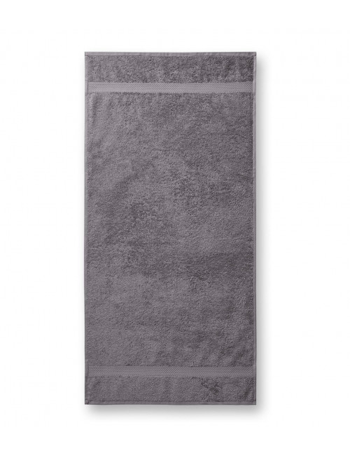 Large unisex towel terry bath towel 905 gray-black melange Adler Malfini