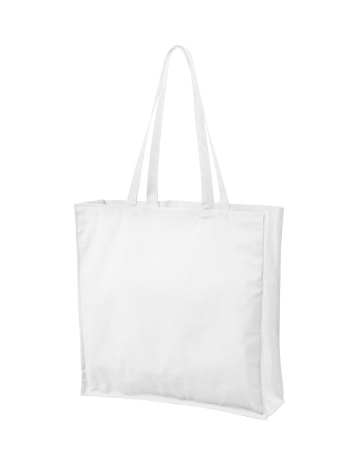 Unisex shopping bag carry 901 white Adler Malfini