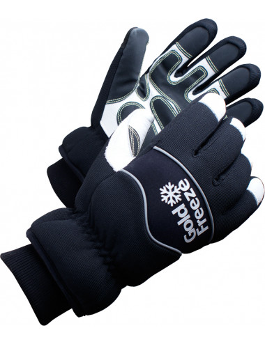 Leather gloves for eisbaer to -40 degrees. Freezer Goldfreeze