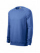 2Herren-Sweatshirt Fusion 415 blau meliert Adler Malfini