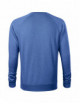 2Men`s sweatshirt merger 415 blue melange Adler Malfini