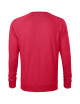 Adler MALFINI Herren-Sweatshirt Merger 415, rote Melange, Logodruck und Stickerei