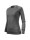 Women`s sweatshirt merger 416 black melange Adler Malfini