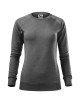 Adler MALFINI Women`s sweatshirt Merger 416 black melange with your logo embroidery
