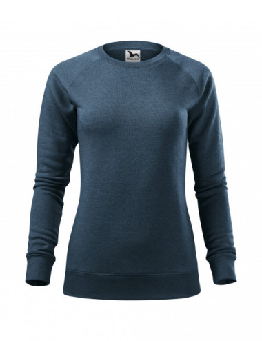 Women`s sweatshirt merger 416 dark denim melange Adler Malfini