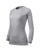 Adler MALFINI Merger Damen Sweatshirt 416 Silber Melange Stickdruck