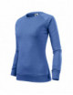 Damen-Sweatshirt Fusion 416 blau meliert Adler Malfini
