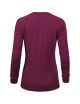 Adler MALFINI Damen-Sweatshirt Merger 416 Red Plum Melange Sublimationsstickerei
