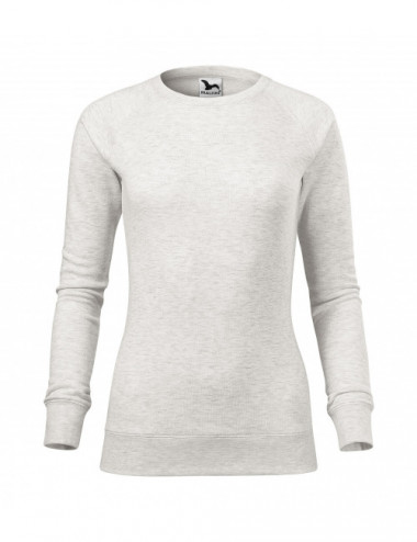 Damen-Sweatshirt Fusion 416 Mandel Melange Adler Malfini