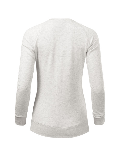 Adler MALFINI Merger Damen-Sweatshirt 416 Mandel-Melange-Print-Stickerei