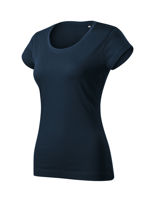 Adler MALFINI Damen T-Shirt Viper Free F61, marineblauer Stickdruck