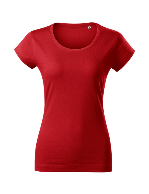 Adler MALFINI Viper Free F61 Damen T-Shirt, rote Stickerei, Logodruck
