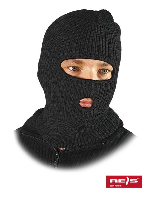 Protective balaclava czkom b black Reis