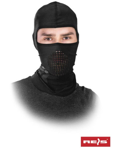 Kominiarka ochronna czkomlong bs czarno-szary Reis