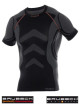 Thermo-T-Shirt ts-brupro bs schwarz und grau Brubeck