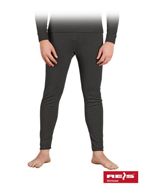 Schwarze, oberschenkellange Unterhose von Reis