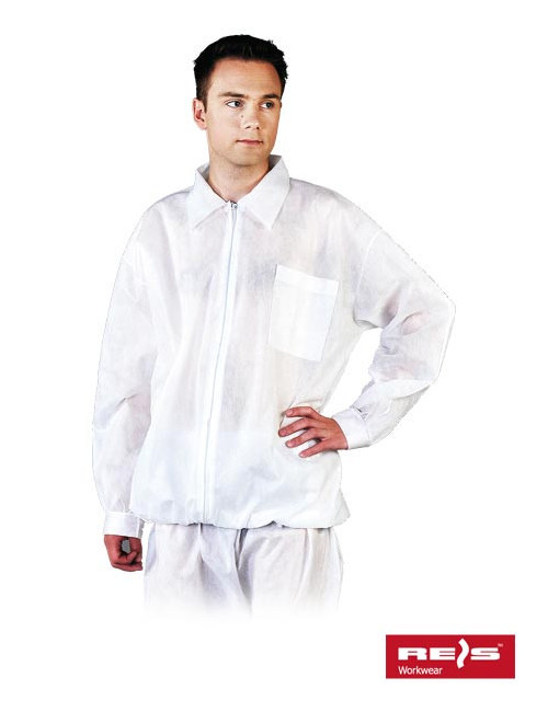 Weißes Polypropylen-Sweatshirt, Kosmetik-, Chemie- und Medizinindustrie