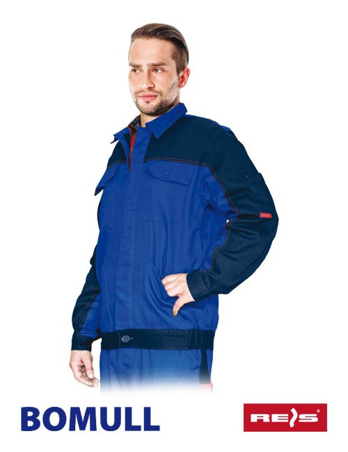 Protective jacket bomull-j ng blue/navy Reis