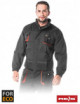 2Protective sweatshirt foreco-j sbp steel-black-orange Reis