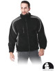 Fleece-Sweatshirt lh-flexer bs schwarz und grau Leber&amp;hollman
