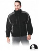 2Fleece-Sweatshirt lh-flexer bs schwarz und grau Leber&amp;hollman