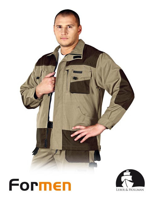 Bluza ochronna lh-fmn-j be3 beżowo-brązowo-czarny Leber&hollman
