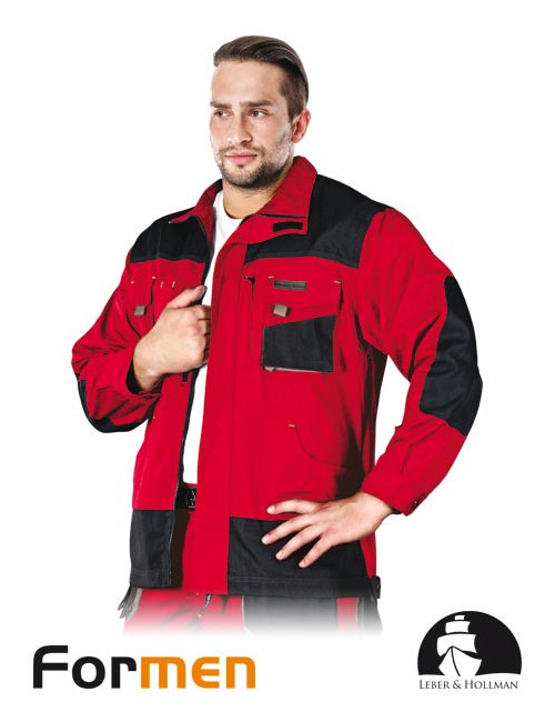 LEBER&amp;HOLLMAN JACKET LH-FMN-J CBS RED-BLACK-GRAY