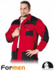 2Schutz-Sweatshirt lh-fmn-j cbs rot-schwarz-grau Leber&amp;hollman