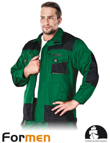 LEBER&amp;HOLLMAN JACKET LH-FMN-J ZBS GREEN-BLACK-GRAY