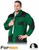 2Schutz-Sweatshirt lh-fmn-j zbs grün-schwarz-grau Leber&amp;hollman