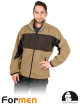 LEBER&amp;HOLLMAN PROTECTIVE FLEECE SWEATSHIRT LH-FMN-P BE3 BEIGE-BROWN-BLACK
