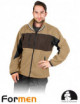 Schützendes Fleece-Sweatshirt lh-fmn-p be3 beige-braun-schwarz Leber&amp;hollman