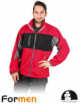 2Schützendes Fleece-Sweatshirt lh-fmn-p cbs rot-schwarz-grau Leber&amp;hollman