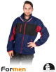 Schützendes Fleece-Sweatshirt lh-fmn-p gbc marineblau-schwarz-rot Leber&amp;hollman