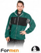 Schützendes Fleece-Sweatshirt lh-fmn-p zbs grün-schwarz-grau Leber&amp;hollman