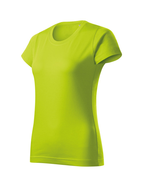 Adler MALFINI Damen T-Shirt Basic Free F34 Limette mit Stickerei, Aufdruck