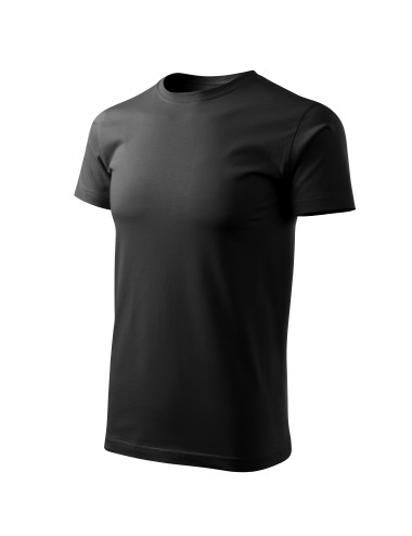 Adler MALFINI Herren T-Shirt Basic Free F29, schwarzer Siebdruck