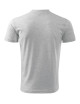 Adler MALFINI Herren T-Shirt Basic Free F29 hellgrau melange Logo-Stickerei