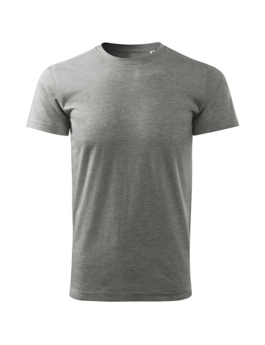 Adler MALFINI Men`s T-shirt Basic Free F29 dark gray melange embroidery