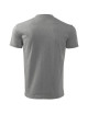 Adler MALFINI Herren T-Shirt Basic Free F29 dunkelgraue Melange-Stickerei